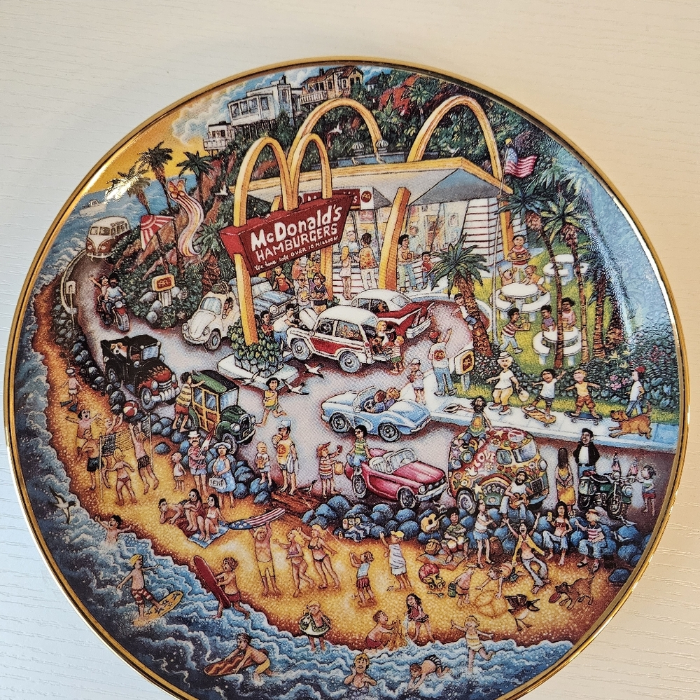 McDonald's Golden Summer Limited Edition Plate